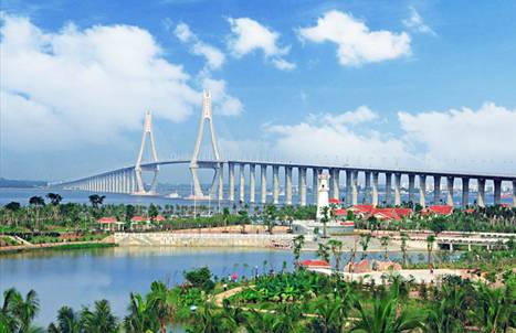 中国第五海岛•湛江东海岛、奥运帆船基地、《红海行动》十里军港、 金沙湾观海长廊、豪叹龙虾宴  动车3天
